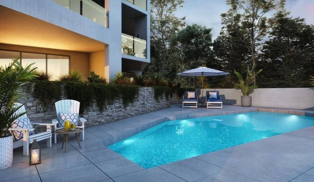 Brand new stylish apartment with stunning views.