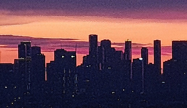 Breathtaking Skyline views. 3 bedrooms 2 bathrooms. Master bedroom with ensuite