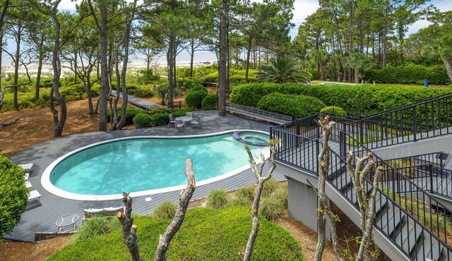 BREATHTAKING 5BR OCEANFRONT HOME IN SEA PINES, PRIVATE POOL