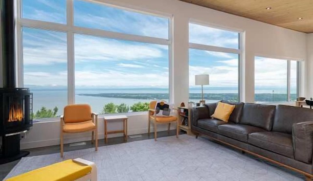 Breathtaking view of the St Lawrence River