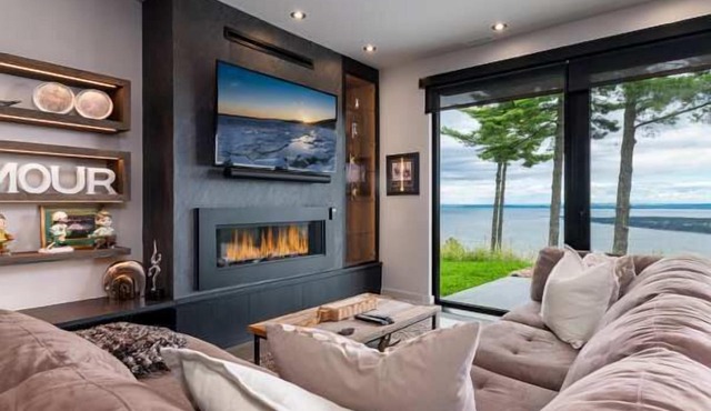 Breathtaking view of the St Lawrence River