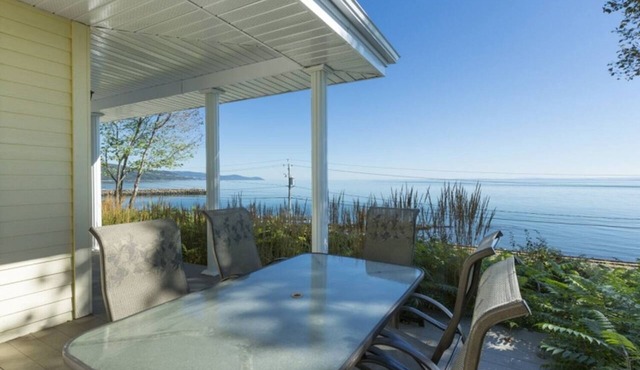 Breathtaking view of the St Lawrence River!