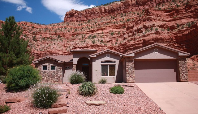 Breathtaking View of Red Cliffs