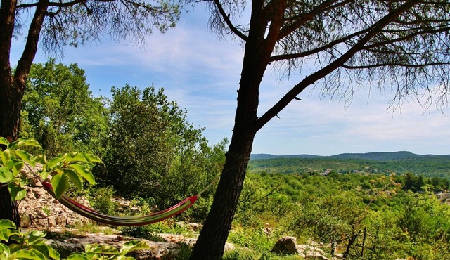 Breathtaking view of the Beaume gorges.