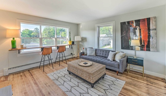 Breezy-Chic Apartment - Steps to Geneva Lake!