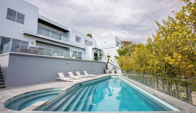 Brentwood Modern 6BR Pool Spa Getty Museum Views
