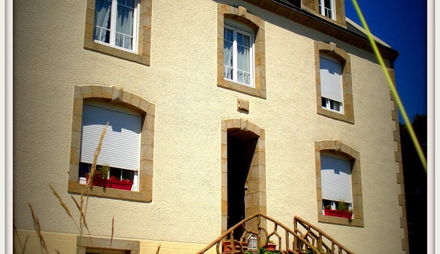 Breton house by the sea