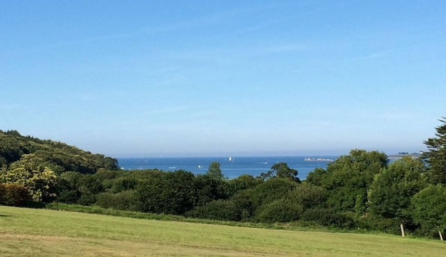 Breton house in a listed natural site, sea view, pets welcome