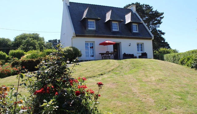 Breton Mansion with marvellous seaview 500m distance to the sea and the dunes