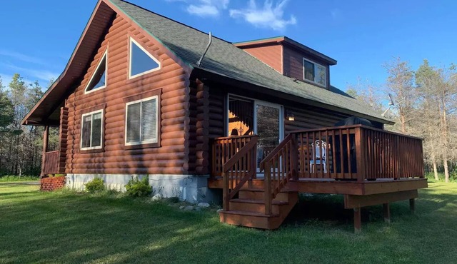 Brevort Log Cabin, Michigan's UP