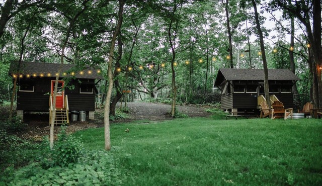 Briar Patch - Double Antique Scout Cabins