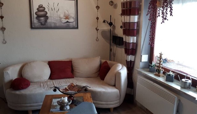 Bright 2-room apartment (48 sqm) for 2 people with large terrace and garden in Waldmünchen