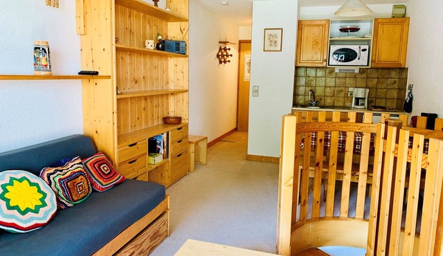 Bright 2-room duplex in Val d'Isère, near slopes