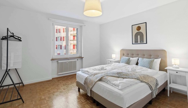 Bright 2BR Apartment near Zurich Center & Museums