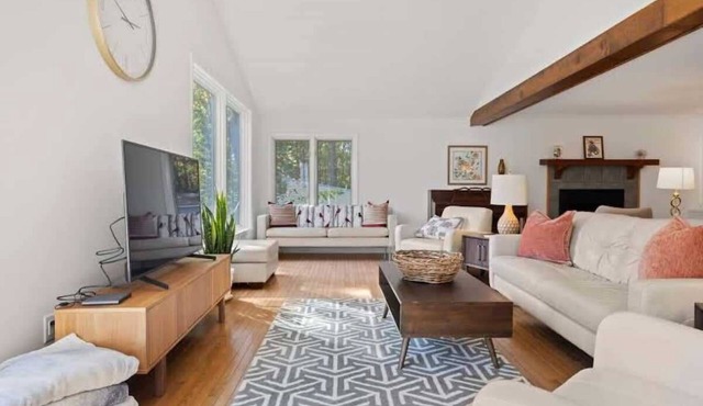 Bright 2BR House w/Sunroom + Fire Pit~Near Trails~Free Tickets