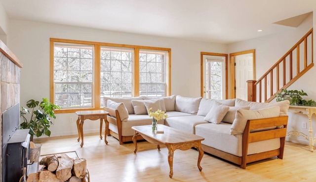 Bright 2BR in Charming Gold Rush Town w/Cozy Fireplace & Tree Views