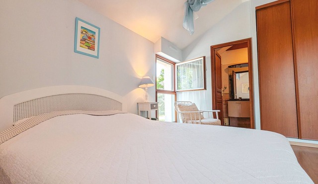 Bright, Air-Conditioned Blue Room