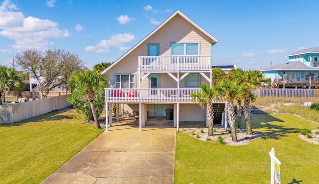 Bright & Airy Beach Home-One Block to Beach Access w/Pool!
