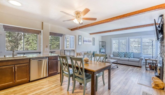 Bright and airy, newly remodeled ski-in ski-out 2BR/1.5BA 880ft condo