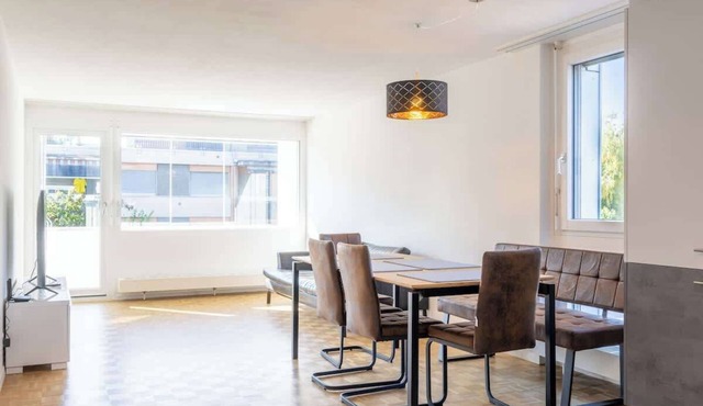 Bright and Big Lake Thun Apartment | Walk to Lake