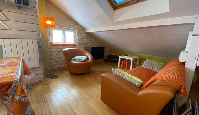 Bright and comfortable apartment with a view of Gerardmer and its slopes