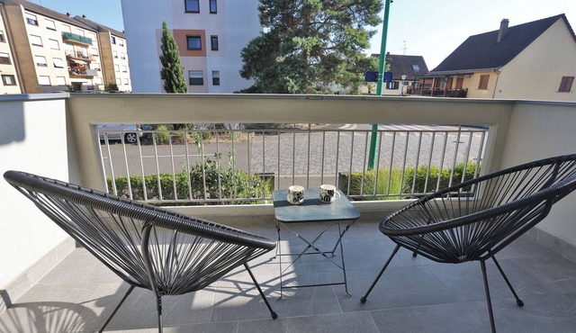 Bright and modern 2P apartment of 55 m2 standing near Strasbourg