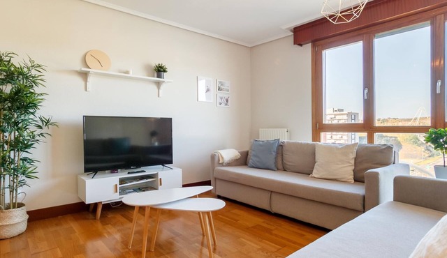 Bright and spacious on the Barakaldo estuary