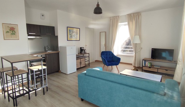 Bright apartment with nature view, in the city center