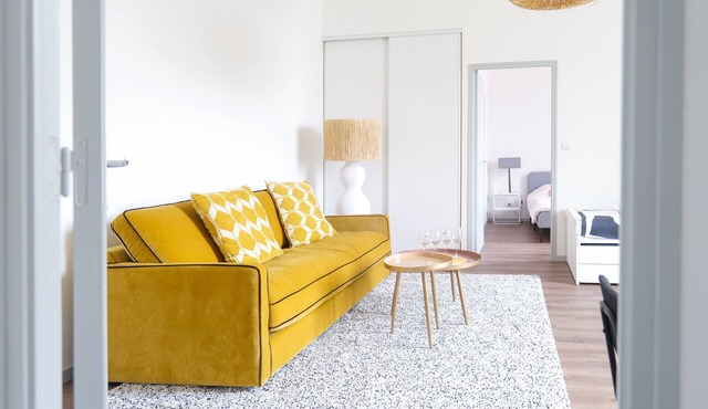 Bright apartment ideally located in the center of Angers