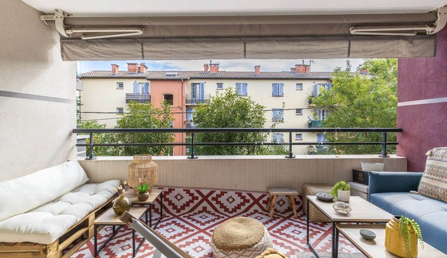 Bright apartment in Cannes for 6 people