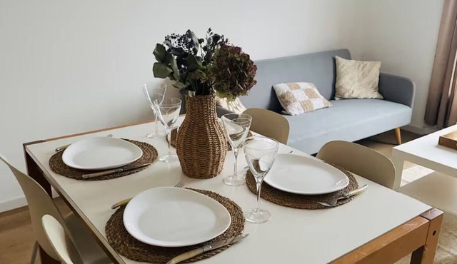 Bright apartment near beach and town center