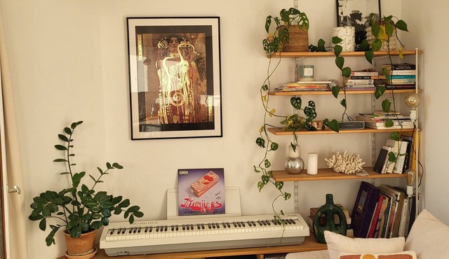 Bright apartment with balcony