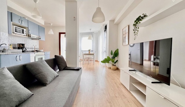 Bright apartment with garage in Suances