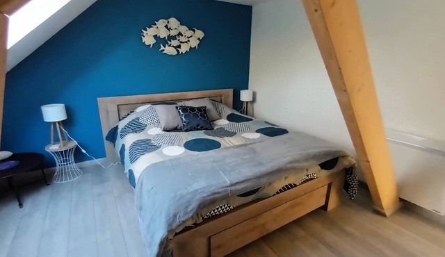Bright, atypical apartment 3km from the Bay of La Baule