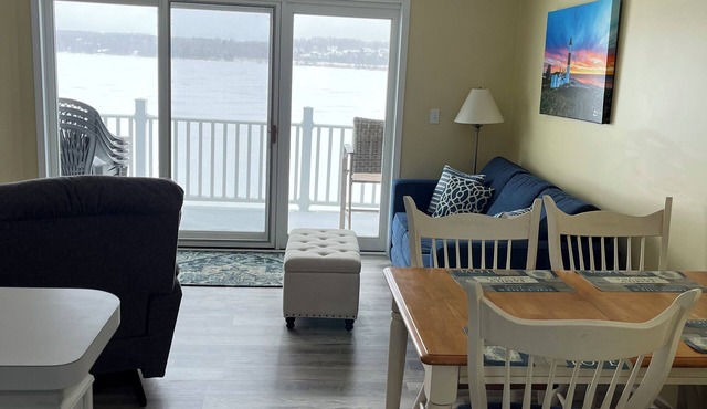 Bright, Beautiful, Newly Remodeled condo right on Lake Charlevoix.