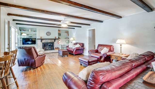 Bright Cartersville Home w/Fire Pit & Sunroom!