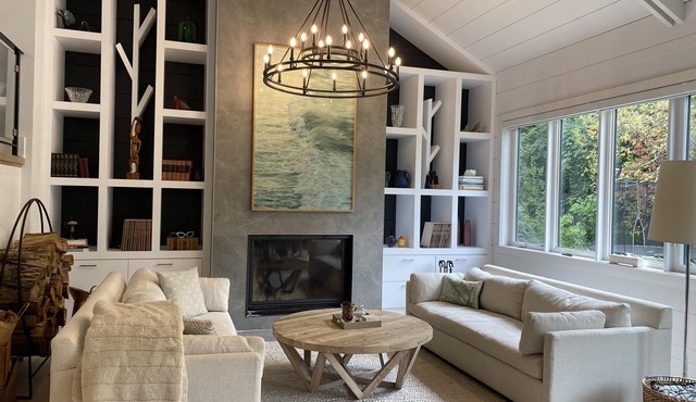 Bright Chalet Chic with Hot Tub and Fire Pit