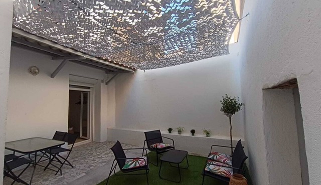 Bright cocoon with private courtyard