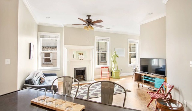 Bright Downtown Loft Amidst Nightlife Near City Market by Lucky Savannah