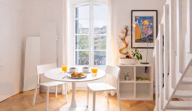 Bright duplex - Station & center on foot - Au Calme