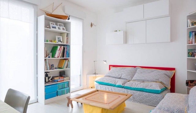 BRIGHT FURNITURE near grande-plage, train station, shopss