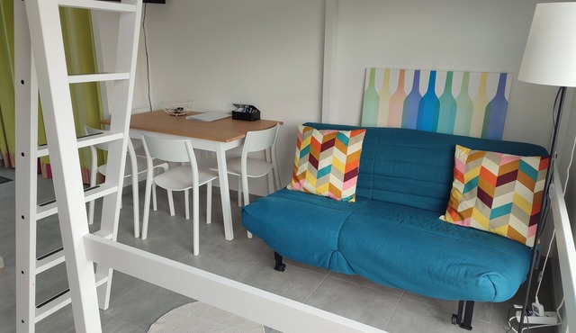 Bright furnished studio in the heart of the Vendée bocage