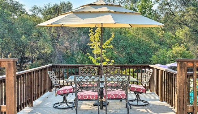 Bright 'Gold Country' Home: Pool, Deck & Hot Tub!