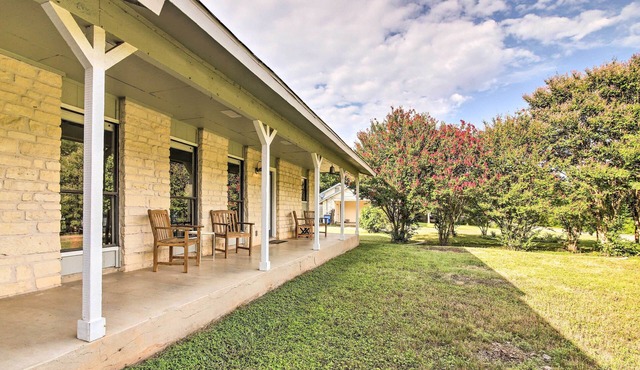 Bright Jonestown Retreat w/Yard & Porch!