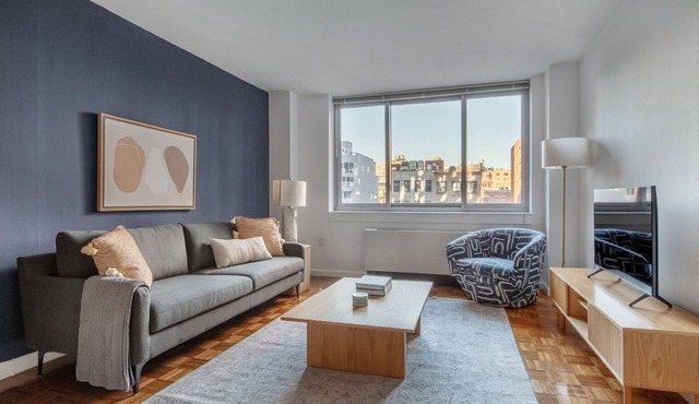 Bright LES 1BR w/Elevator & W/D, nr Green Space, by Blueground