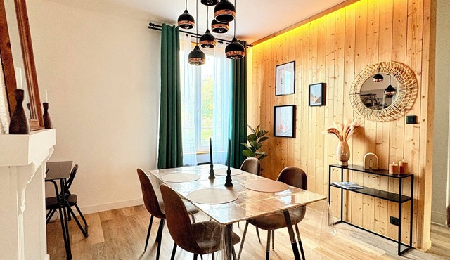 Bright loft-style duplex 6 people Dunkirk