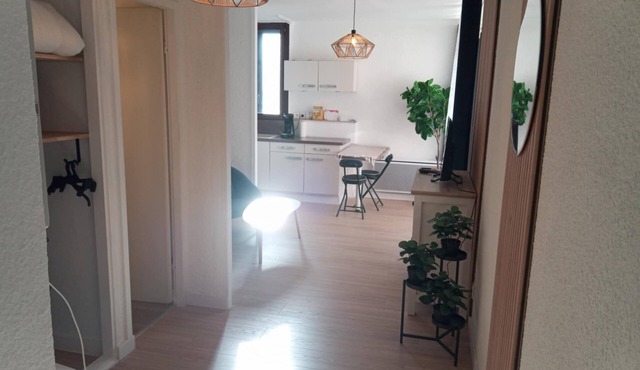Bright, modern apartment 10 minutes from the spa
