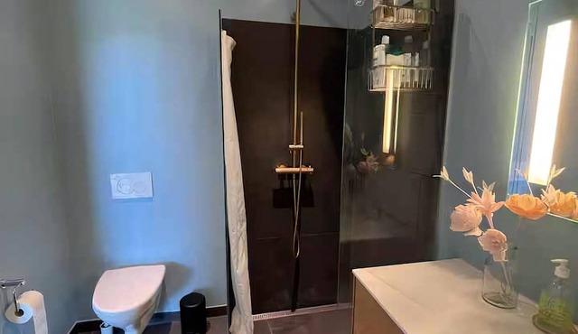 Bright modern holiday home near beach and forest