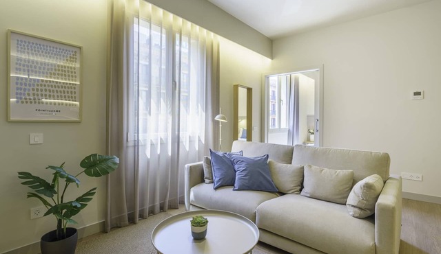 Bright one bedroom apartment in the city center