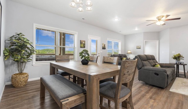 Bright Open Floorplan with Hot Tub, Private Deck, Arcade, Golf Course & High-End Decor